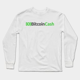 Bitcoin Cash (BCH) Crypto Long Sleeve T-Shirt